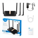 Cudy LT500D wireless router Fast Ethernet Dual-band (2.4 GHz /5 GHz) 4G Black | shoptok.hr