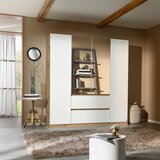 Rauch Möbel omara s klasičnimi vrati, srebrne barve, bela, hrast artisan | Shoptok.si