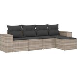 Maison Chic Seti vrtnega pohištva - Vrtna garnitura - Vrtni pohištvo set 5-delna z blazinami siv poli ratan, (21818922) | Shoptok.si