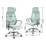  Uredska stolica Praga Micro-Mesh - svijetloplava | shoptok.hr