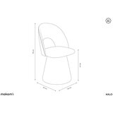 Makamii Jedilni stoli v sivki Kalo - | Shoptok.si