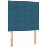  s madracem i skladištem Tamno plava 90 x 190 cm Baršun | shoptok.hr