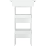  Zidni barski stol bijeli 102 x 45 x 103,5 cm konstruirano drvo | Eponuda.ba