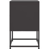  Noćni ormarići 2 kom crni 36 x 39 x 60,5 cm čelični | shoptok.hr