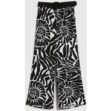 Marisse Viscose Trousers With A Belt, Black | ePonuda.com