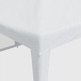 Šator za zabave s 12 mrežasta bočna zida bijeli 8x4 m HDPE | shoptok.hr