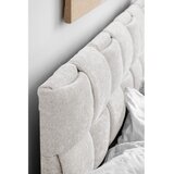 Miuform Krem tapecirani bračni krevet s podnicom 180x200 cm Eve – | shoptok.hr