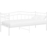 Maison Chic Posteljni okvir - Enojna postelja - Postelja za odrasle bel kovinski 90x200 cm-J6386, (21768391) | Shoptok.si