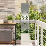 vidaXL Privatnost u vrtu Srebrno 32 x 140 cm Pocinčani čelik Cijene