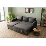 Atelier Del Sofa Ugaona sofa-krevet Kado Dark Grey | ePonuda.com