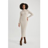 Defacto Bodycon Half Turtleneck Long Sleeve Maxi Dress | Eponuda.ba