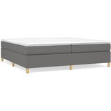 Maison Chic Posteljni okvir - Dvoposteljna postelja - Zakonska postelja brez vzmetnice temno siv 200x200 cm blago-J4444, (21773399) | Shoptok.si