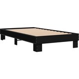  Okvir za krevet crni 75 x 190 cm od konstruiranog drva | shoptok.hr