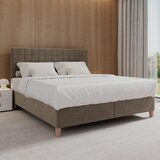 Bessagi Home Postelja Boxspring Olivia, Rjava, 180x200 Cene