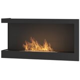  InFire - Crni ugaoni BIO kamin 45x90 cm 3kW | Eponuda.com