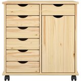 Mobilni ormar Smeđa 63,5 x 39 x 65,5 cm Čvrsto borovo drvo | Eponuda.ba