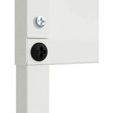 vidaXL Privatnost u vrtu Bijelo 50 x 140 cm Hladno valjana čelična | shoptok.hr