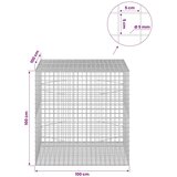  Gabion s žicom debljine 5 mm i mrežom 5x5 cm 100x100x100 cm - 100 cm 100 cm 100 cm | shoptok.hr