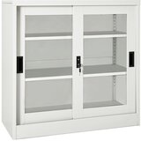 vidaXL ormarić s kliznim vratima svjetlosivi 90 x 40 x 90 cm čelični Cijene