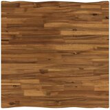  60 x 55 x 75 cm Čvrsto drvo akacije Prirodna i crna Pravokutni | shoptok.hr