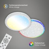BRILO LED RGBW prigušiva plafonska svetiljka STARRY SKY LED/24W/230V + daljinski upravljač | Eponuda.com