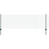 vidaXL zavarena žičana ograda s 11 U stupova Zelena 0.8x25 m Čelik | shoptok.hr