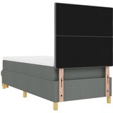  Krevet s opruga kutije Tamno siva 200 x 100 cm tkanina | shoptok.hr