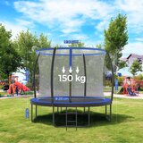 Songmics Trampolin premera 366 cm Črno Modra, (5000306926) Cene