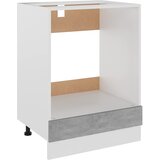 Furnova Omarica za pečico betonsko siva 60x46x81,5 cm iverna plošča, (21947959) | Shoptok.si