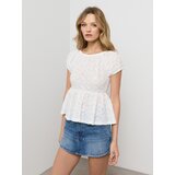 Sinsay Bluza s teksturiranim uzorkom i peplum krojem | shoptok.hr