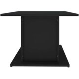 vidaXL Klubska mizica črna 102x55,5x40 cm iverna plošča | Shoptok.si