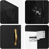  Ormar za Zid Crni hrast 69,5 x 34 x 90 cm Konstruirano drvo | shoptok.hr