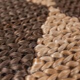 Flair Rugs Rjav/v naravni barvi ročno tkan tekač iz mešanice jute 60x230 cm Effie Diamond – | Shoptok.si