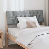  Tapecirani uzglavlje Svijetlo siva 100 cm Čvrsto borovo drvo | Eponuda.com