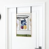 Ogledalo za vrata zlatno 40x60 cm od stakla i aluminija | shoptok.hr