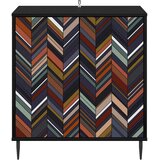  Kreveta OMMEN Crni hrast 69 x 33 x 76 cm Konstruirano drvo | shoptok.hr