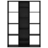  Pregradna pregača s policom Crni hrast 100 x 24 x 140 cm | shoptok.hr