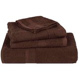 vidaXL Brisače 4 kos rjava 100x200 cm 360 g/m² 100% bombaž | Shoptok.si