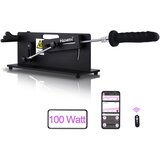 HiSmith HS21-APP Table Top 2.0 Pro 100W Premium Sex Machine with Remote and App Black Cene