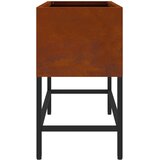  Povišeni Vrtni Planter Rđa 60 x 26 x 45 cm | shoptok.hr
