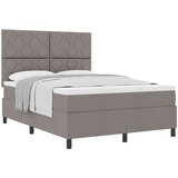 vidaXL box spring krevet s madracem taupe 160x200 cm tkanina Cijene