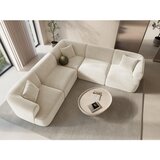 Cosmopolitan Design Bež baršunasti kutna garnitura Campi – | shoptok.hr