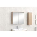 Inter Ceramic ormarić kupaonski sa ogledalom 6018-60 smeđi | shoptok.hr