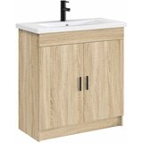  Umivaonik za kupaonicu Mat Crna 81 x 40 x 17,5 cm Metal | Eponuda.com