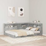  Skladišno uzglavlje Betonski sivi 160 cm Konstruirano drvo | shoptok.hr