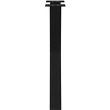 vidaXL Noge blagovaonski stol X-oblika 2 kom crne 60x(72-73) cm čelik | shoptok.hr