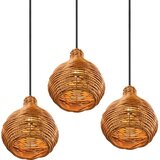 REALITY Luster na sajli SPROUT 3xE14/40W/230V braon/ratan | Eponuda.com