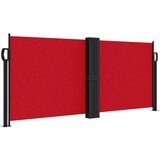 vidaXL Zložljiva stranska tenda rdeča 100x1000 cm, (21141599) | Shoptok.si