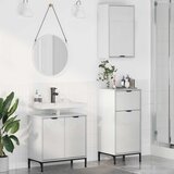  Set namještaja za kupaonicu Zidne 3 pcs Visoko sjajno bijela | shoptok.hr