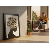 WALLXPERT Dekorativna uramljena slika, 47,5x68 cm, Crna | Eponuda.ba